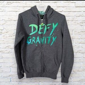 Wicked Musical Hoodie - Defy Gravity - Zipped Hoodie - Size Small